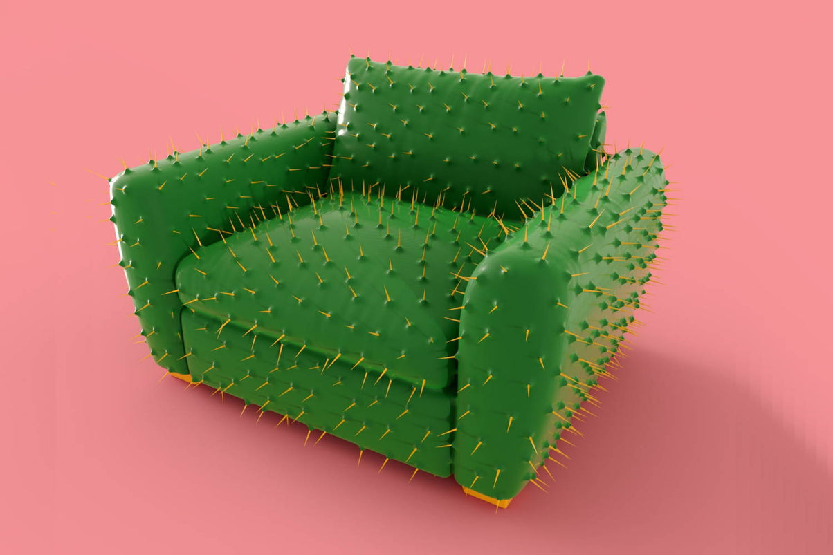 Introducing the World's First Cactus Sofa!