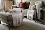 The Rebel - 3 Seater Sofa and Footstool Set - Sage
