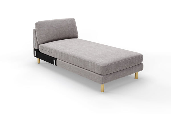SNUG | The Big Chill Right Hand Chaise Unit in Mid Grey