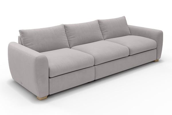 SNUG | The Cloud Sundae 4.5 Seater Sofa in Warm Grey