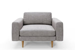 SNUG | The Big Chill 1.5 Seater Snuggler in Mid Grey 