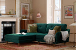 The Austen Lounger - Left Hand Chaise Sofa - Pine Green