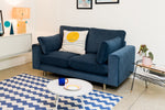 The Big Chill - 2 Seater Sofa - Blue Steel
