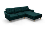 The Austen Lounger - Right Hand Chaise Sofa - Pine Green