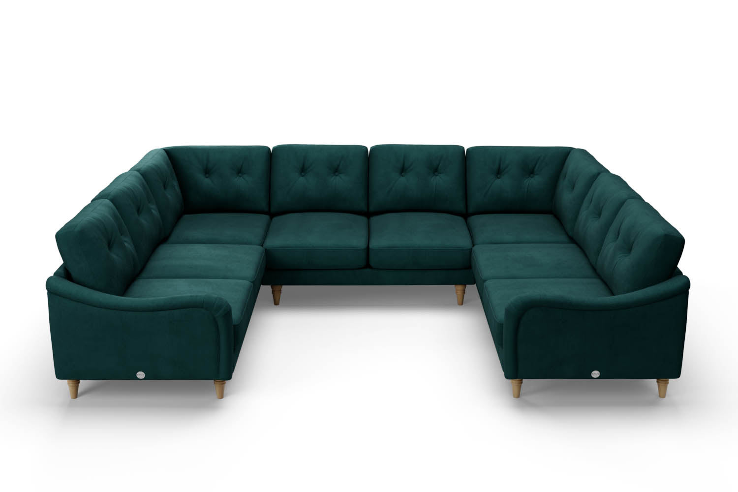 The Austen Lounger - Large Corner Sofa - Pine Green