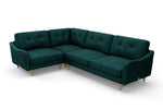 The Austen Lounger - Medium Corner Sofa - Pine Green