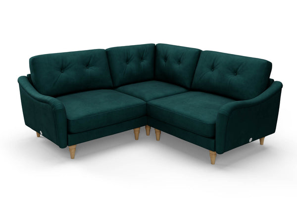 The Austen Lounger - Small Corner Sofa - Pine Green