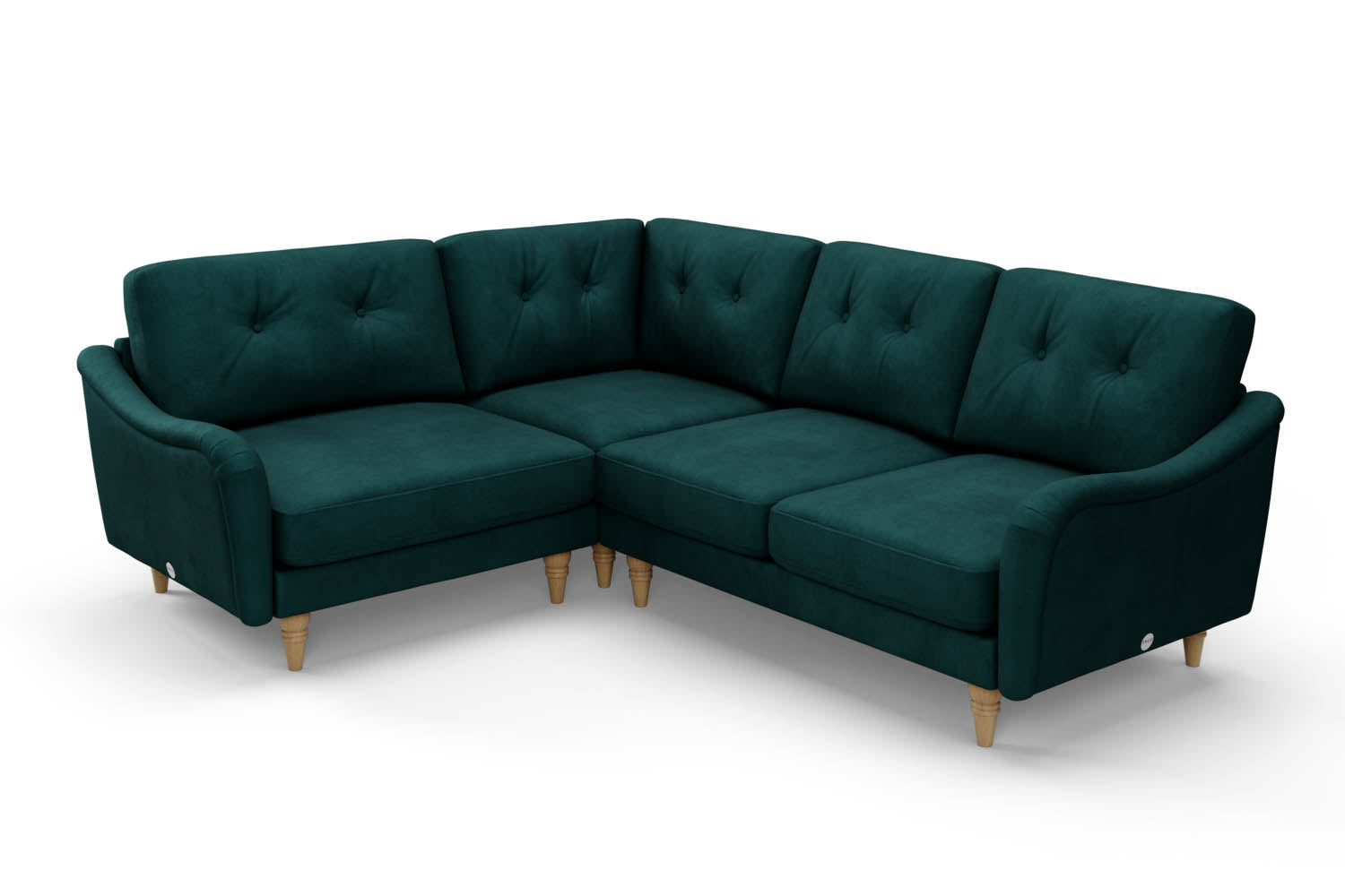 The Austen Lounger - Small Corner Sofa - Pine Green