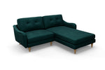 The Austen Lounger - Right Hand Chaise Sofa - Pine Green