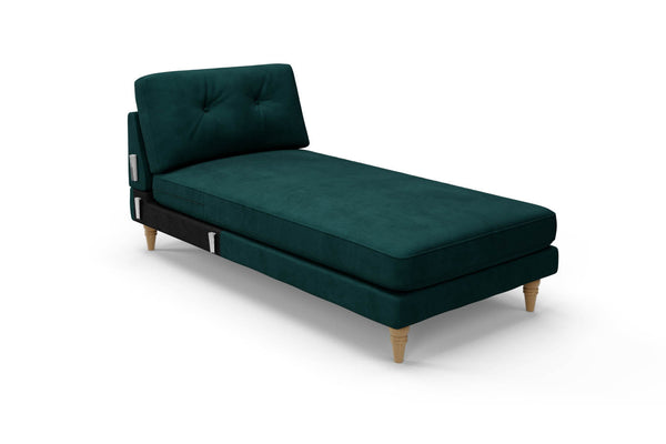 The Austen Lounger - Right Hand Chaise Unit - Pine Green