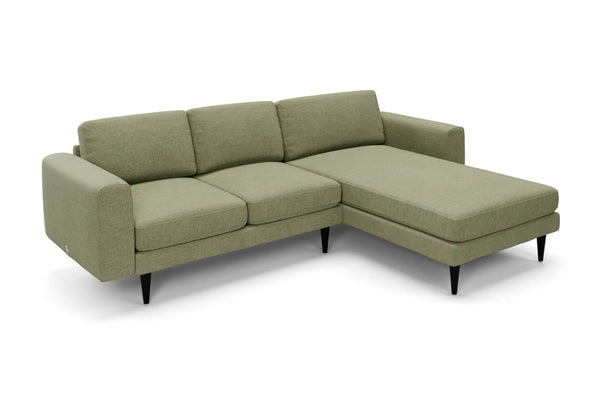 The Big Chill - Right Hand Chaise Sofa - Sage