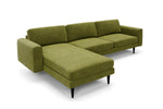 The Big Chill - Left Hand Chaise Sofa - Moss
