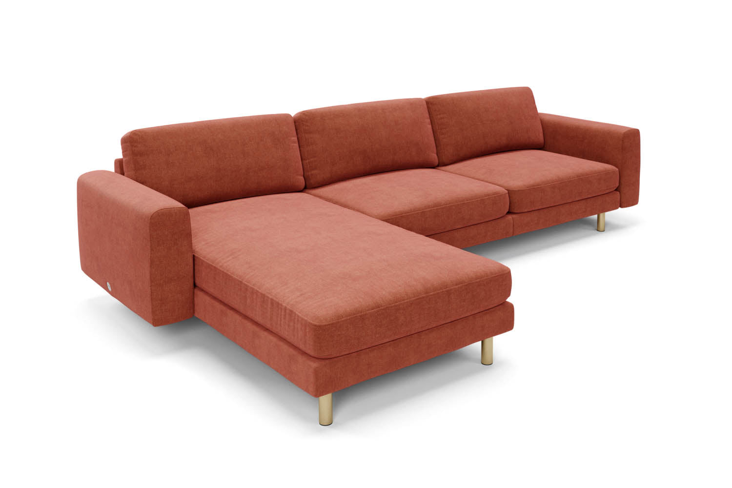 The Big Chill - Left Hand Chaise Sofa - Spice
