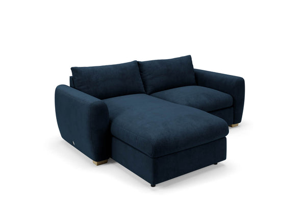 The Cloud Sundae - Chaise Corner Sofa - Deep Blue