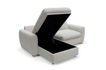 The Cloud Sundae - Chaise Corner Sofa - Fuzzy White Boucle
