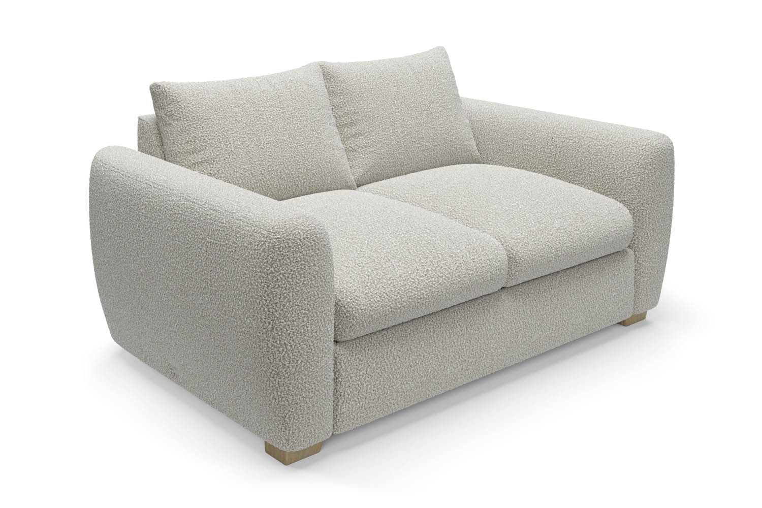 The Cloud Sundae - 2 Seater Sofa - Fuzzy White Boucle