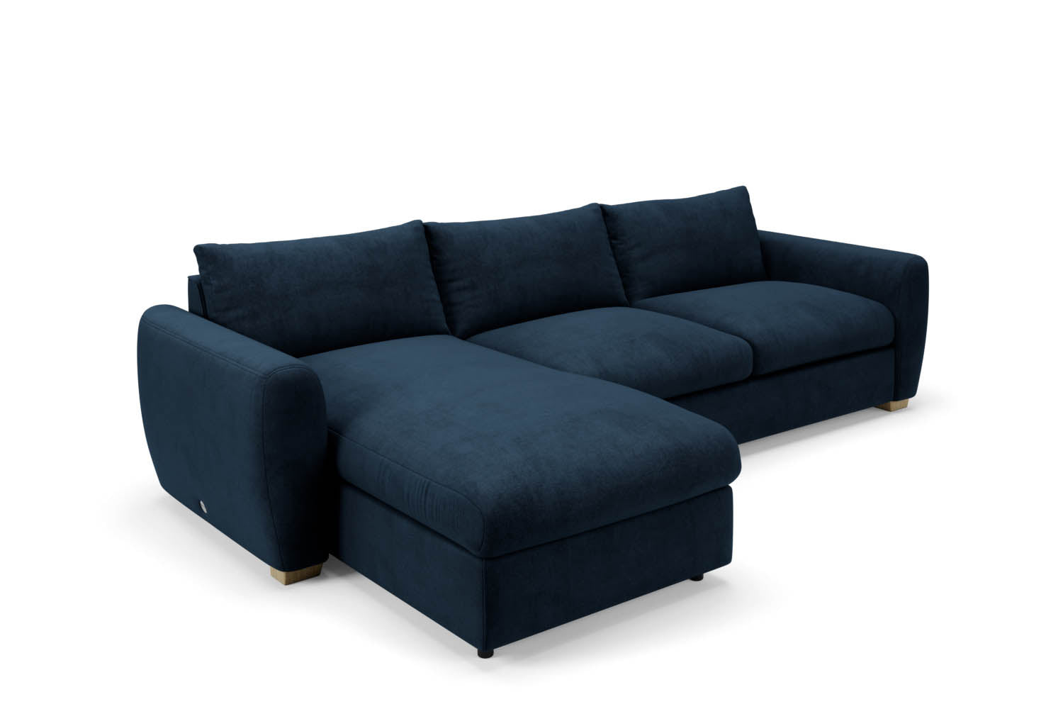 The Cloud Sundae - Chaise Sofa Bed - Deep Blue