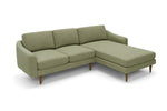 The Rebel - Right Hand Chaise Sofa - Sage