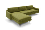 The Rebel - Left Hand Chaise Sofa - Moss