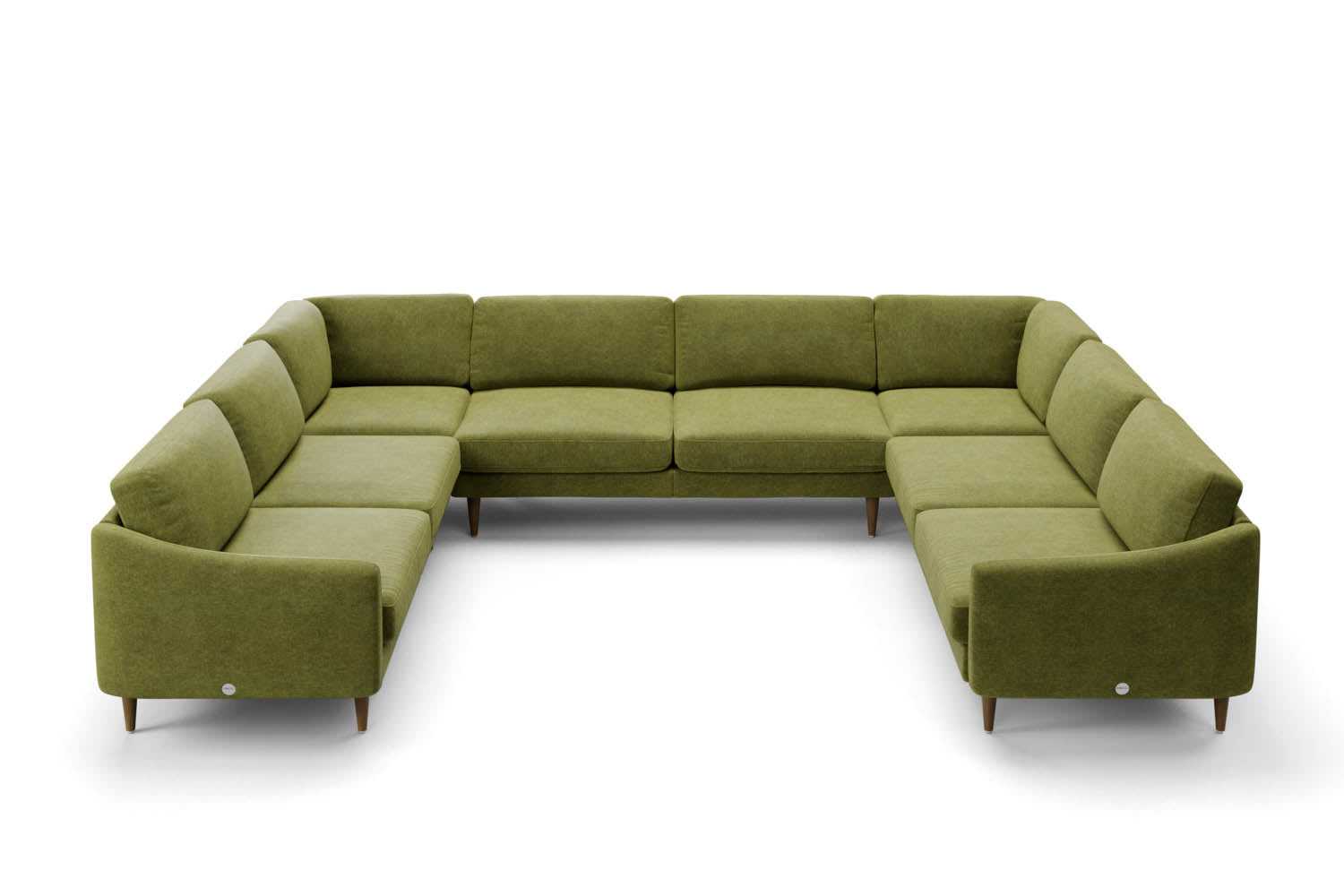 The Rebel - Large Corner Sofa - Moss