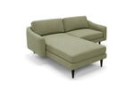 The Rebel - Left Hand Chaise Sofa - Sage