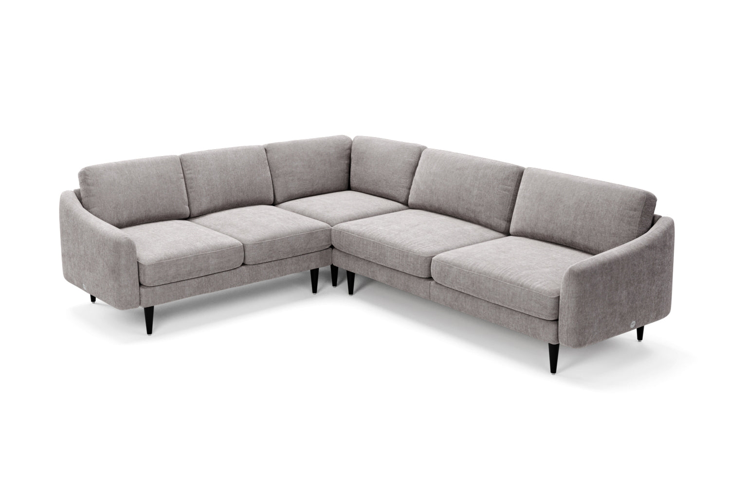 The Rebel - Large Corner Sofa - Mid Grey