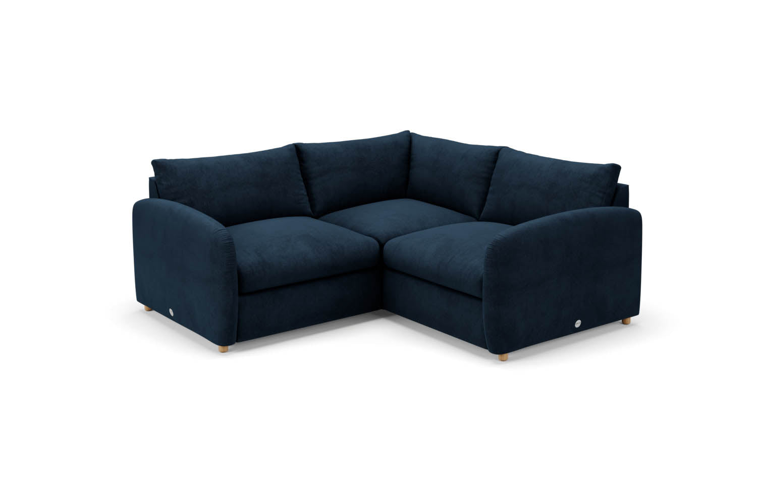 The Small Biggie - Small Corner Sofa - Deep Blue