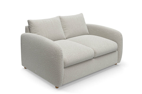 The Small Biggie - 2 Seater Sofa - Fuzzy White Boucle
