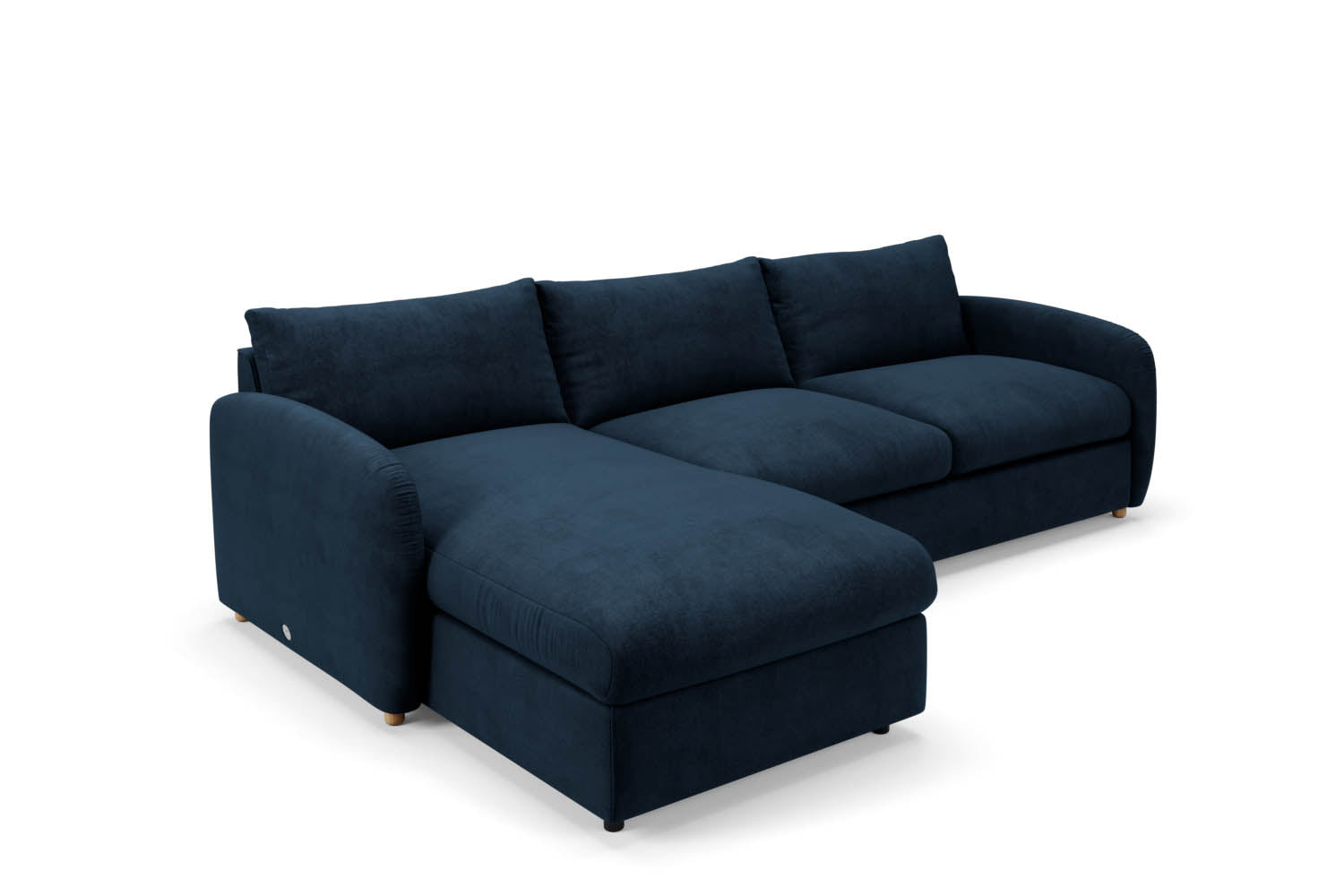 The Small Biggie - Chaise Sofa Bed - Deep Blue