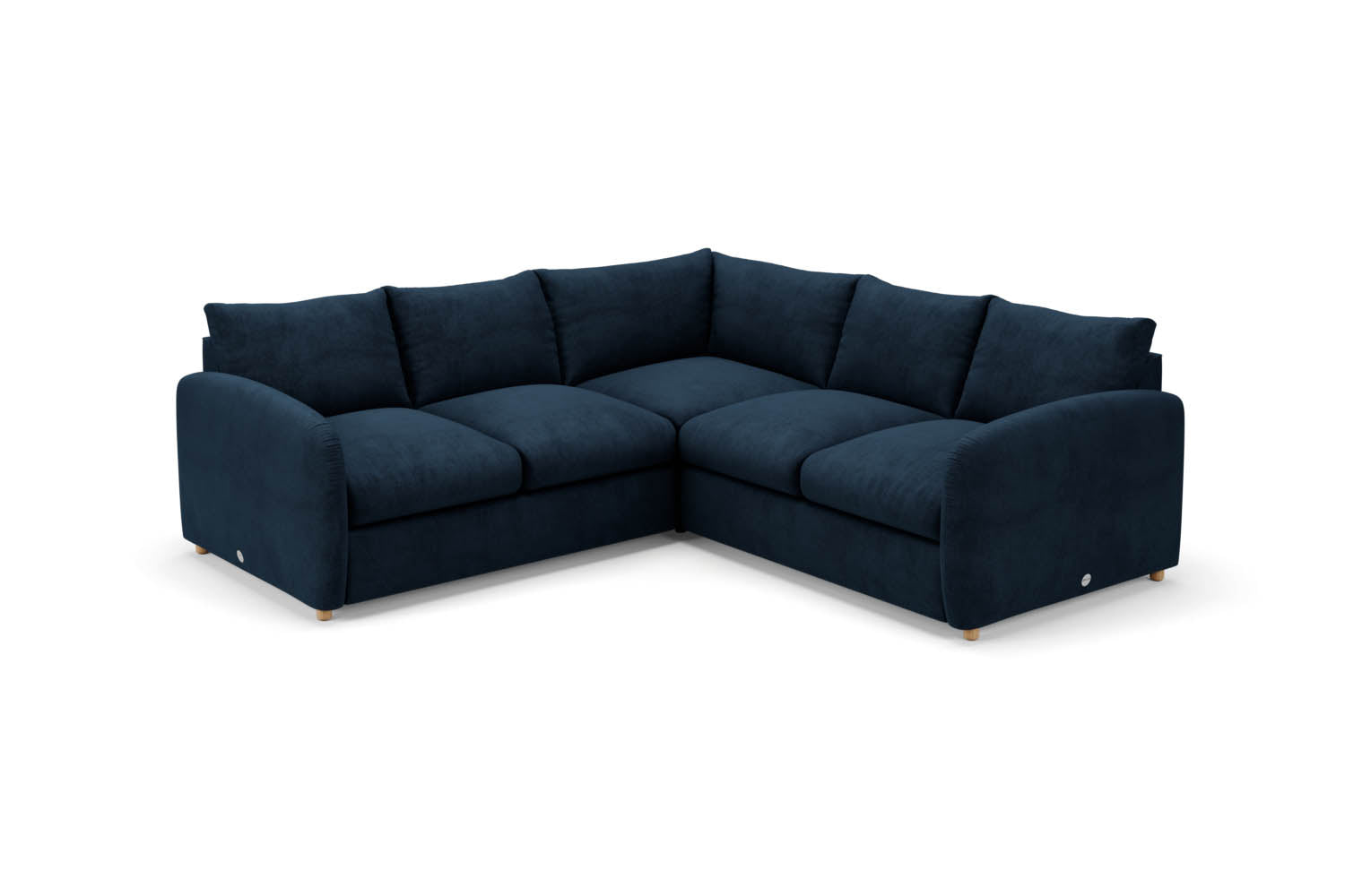 The Small Biggie - Medium Corner Sofa - Deep Blue