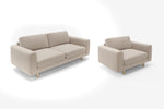 The Big Chill - 3 Seater Sofa and 1.5 Seater Snuggler Set - Beach