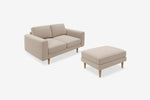 The Big Chill - 2 Seater Sofa and Footstool Set - Oatmeal
