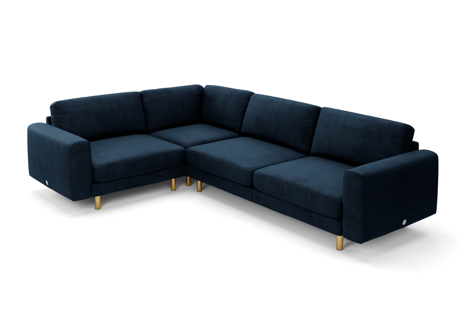 The Big Chill Medium Corner Sofa Deep Blue