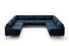 The Rebel - Large Corner Sofa - Deep Blue
