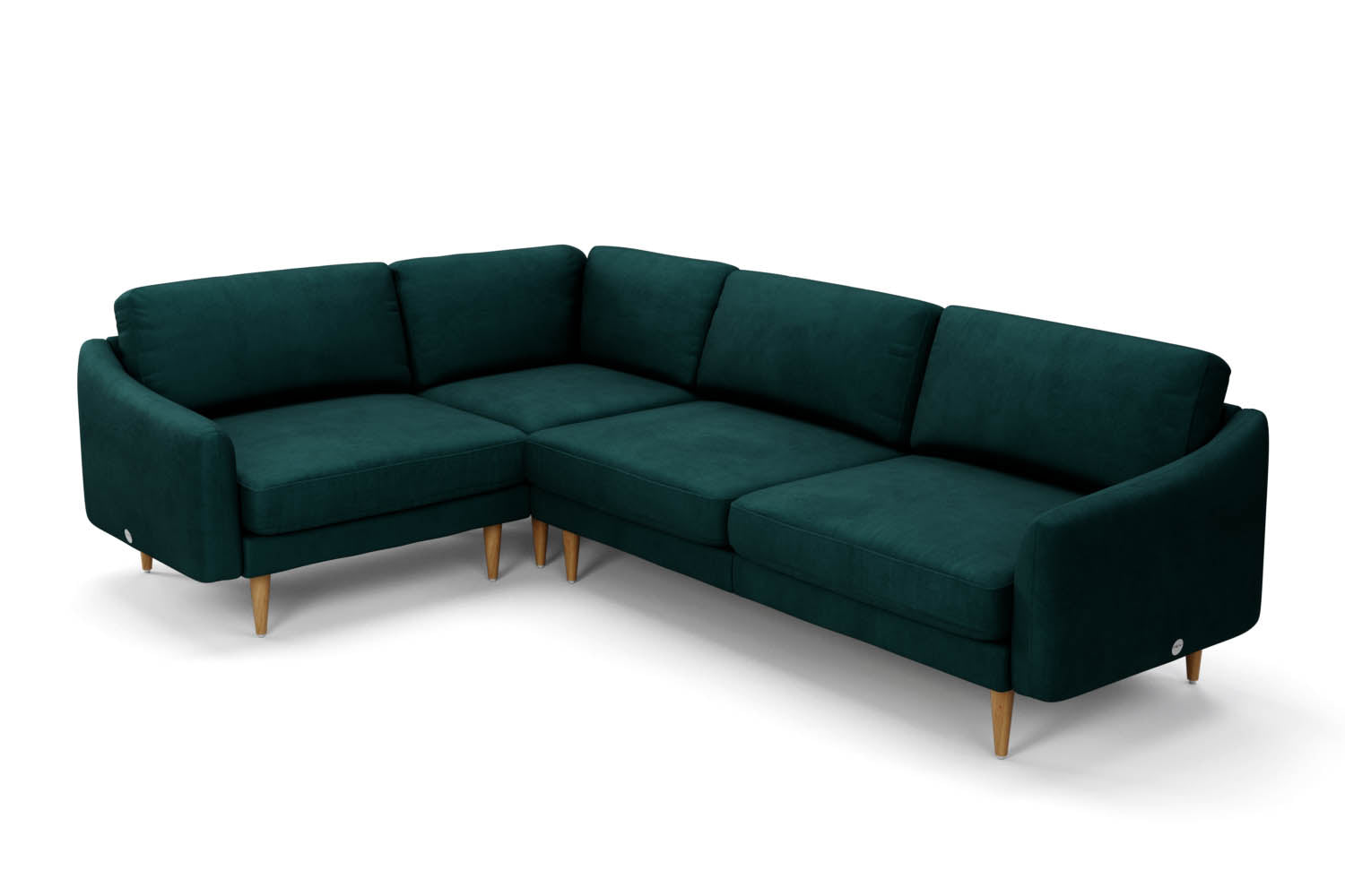 The Rebel - Medium Corner Sofa - Pine Green