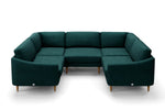 The Rebel - Medium Corner Sofa - Pine Green