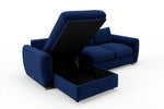SNUG | The Cloud Sundae Chaise Corner Sofa in Midnight Blue 