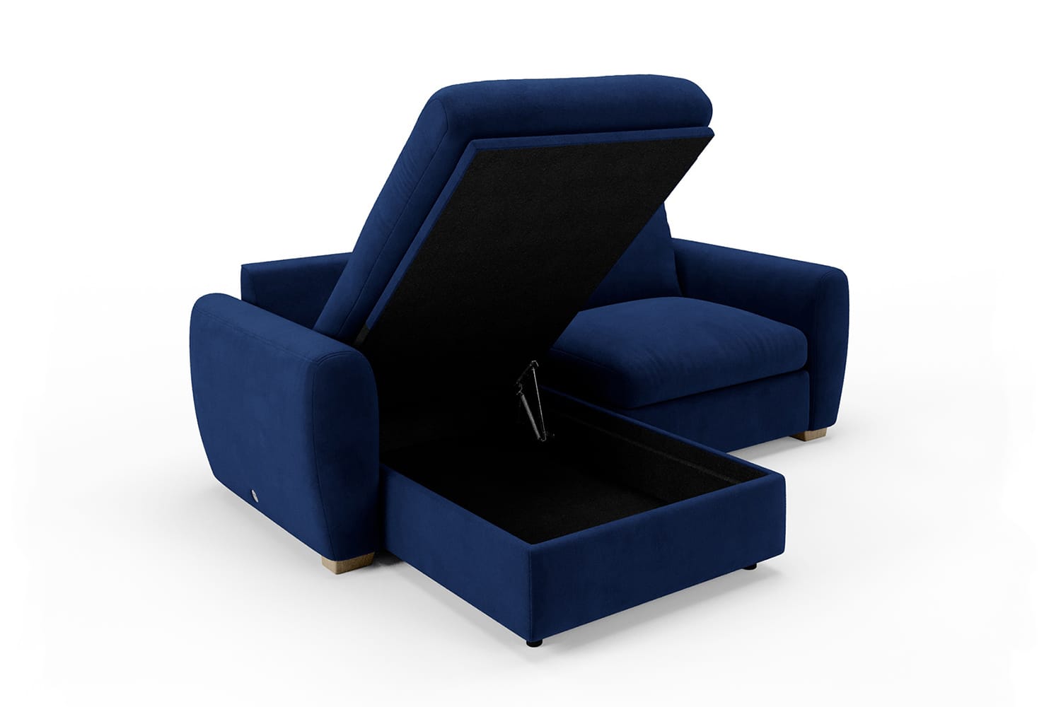 SNUG | The Cloud Sundae Chaise Corner Sofa in Midnight Blue variant_40414969790512