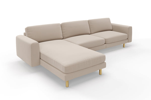 SNUG | The Big Chill Left Hand Chaise Sofa in Oatmeal