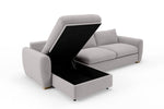 SNUG | The Cloud Sundae Chaise Corner Sofa in Warm Grey 