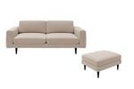The Big Chill - 3 Seater Sofa and Footstool Set - Oatmeal