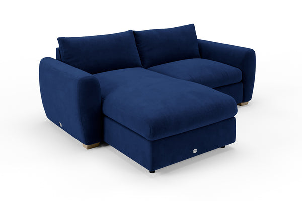 SNUG | The Cloud Sundae Chaise Corner Sofa in Midnight Blue
