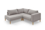SNUG | The Maverick Corner Sofa Small with 1 x Arm & 1 x Chaise in Ash Grey