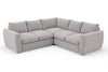 SNUG | The Cloud Sundae Corner Sofa Medium in Warm Grey