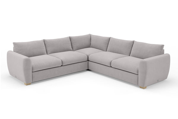 SNUG | The Cloud Sundae Corner Sofa Large in Warm Grey