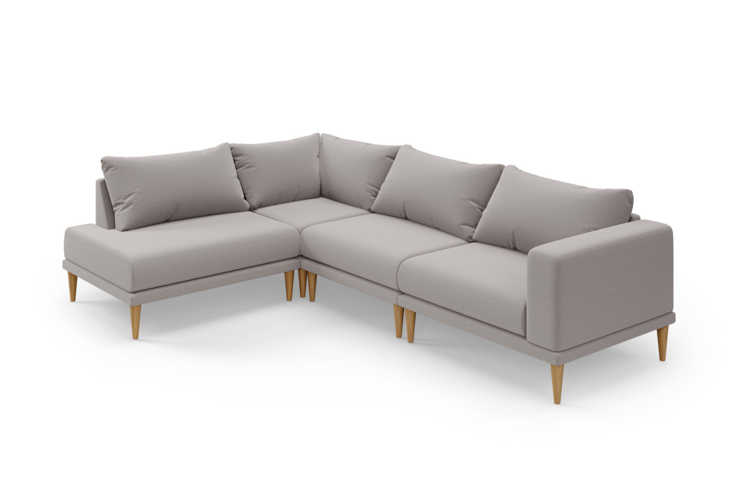 SNUG | The Maverick Large Chaise Sofa in Ash Grey