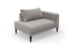 SNUG | The Maverick 1.5 Seater Snuggler Chaise with 1 x Arm in Ash Grey