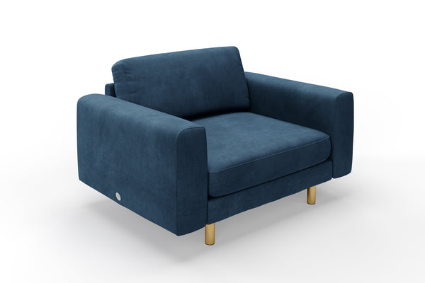 SNUG | The Big Chill 1.5 Seater Snuggler in Blue Steel