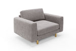 SNUG | The Big Chill 1.5 Seater Snuggler in Mid Grey
