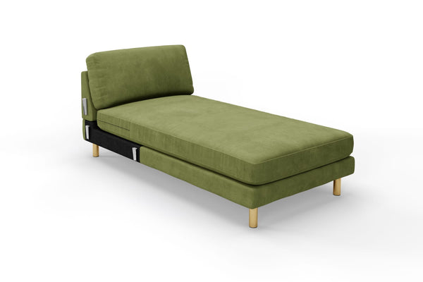 SNUG | The Big Chill Left Hand Chaise Unit in Olive